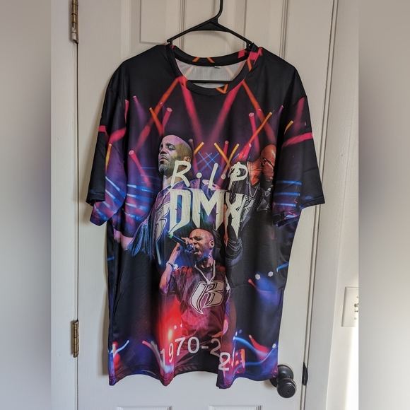 unbranded Other - DMX  Rapper Tribute T Shirt Polyester Unisex Size 2XL New w/o tags